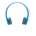 Logitech H150 Stereo Headset with Noise-Cancelling Mic - Sky Blue (981-000454)