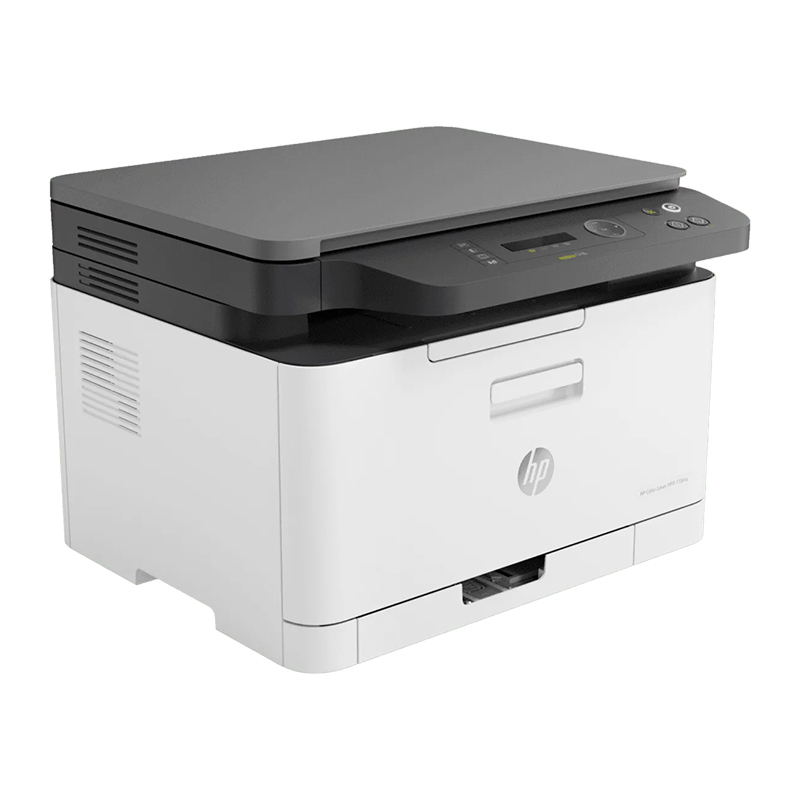 HP MFP 178NW Color LaserJet (4ZB96A) - Print, Scan and Copy; Print speed up to 19 ppm (black) and 4 ppm (color); Wi-Fi, Ethernet; HP 117A Toner CYMK