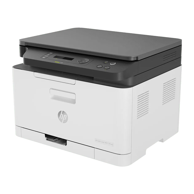 HP MFP 178NW Color LaserJet (4ZB96A) - Print, Scan and Copy; Print speed up to 19 ppm (black) and 4 ppm (color); Wi-Fi, Ethernet; HP 117A Toner CYMK