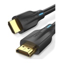 Vention® HDMI 2.1 Cable 2M Black Metal Type (AANBH)