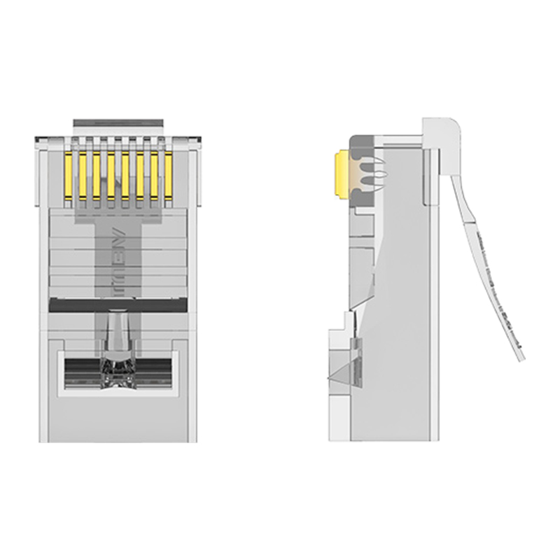 Vention® Cat6 UTP RJ45 Modular Jack Transparent EZ Type (IDDR0-100)