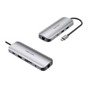 Vention® Multi-function USB-C to HDMI/USB-C Gen 1/USB3.0x2/RJ45/SD/TF/TRRS (TOMHB)