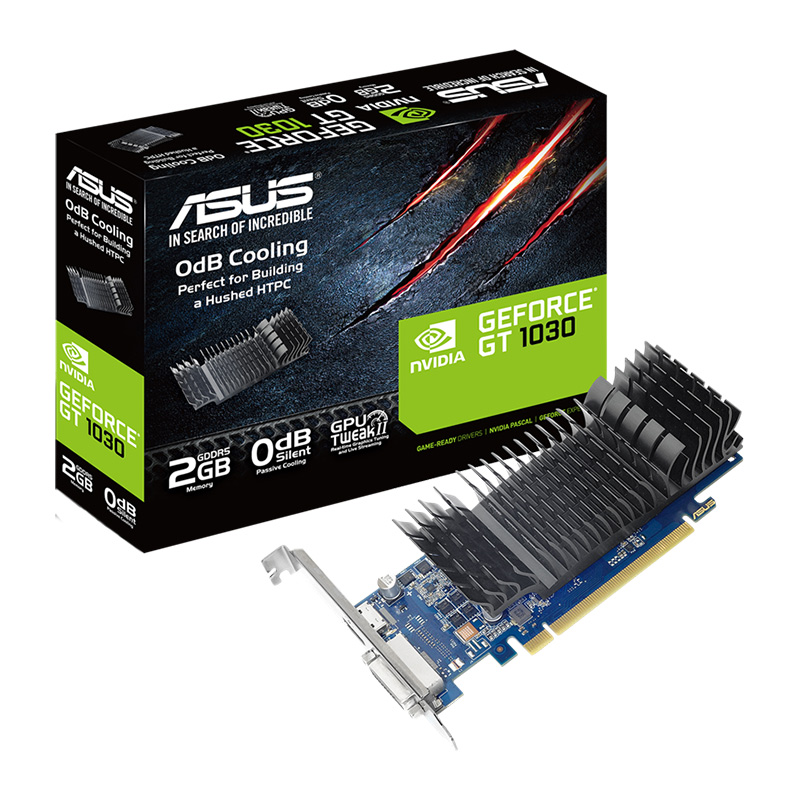 ASUS GeForce GT 1030 2GB GDDR5 Graphics Card | DVI, HDMI