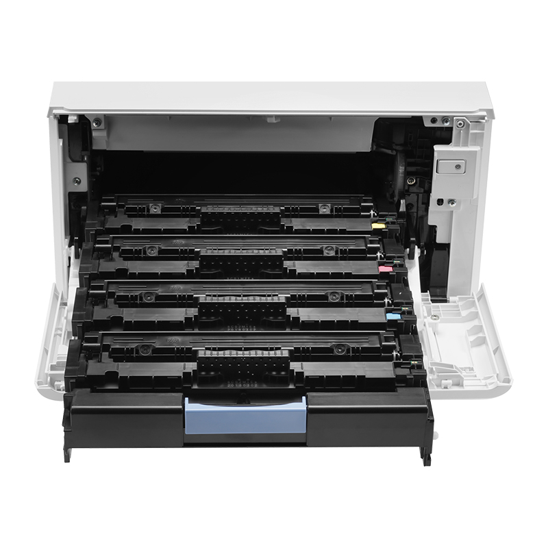 HP Color LaserJet Pro MFP M479fdn - Functions: Print, copy, scan, fax, email, Print speed letter: Up to 28 ppm (black and color), Auto duplex printing; Scan to email; 50-sheet ADF; 2 paper trays (standard), Toner: HP 415A