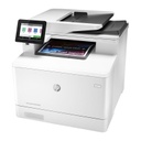 HP Color LaserJet Pro MFP M479fdn - Functions: Print, copy, scan, fax, email, Print speed letter: Up to 28 ppm (black and color), Auto duplex printing; Scan to email; 50-sheet ADF; 2 paper trays (standard), Toner: HP 415A