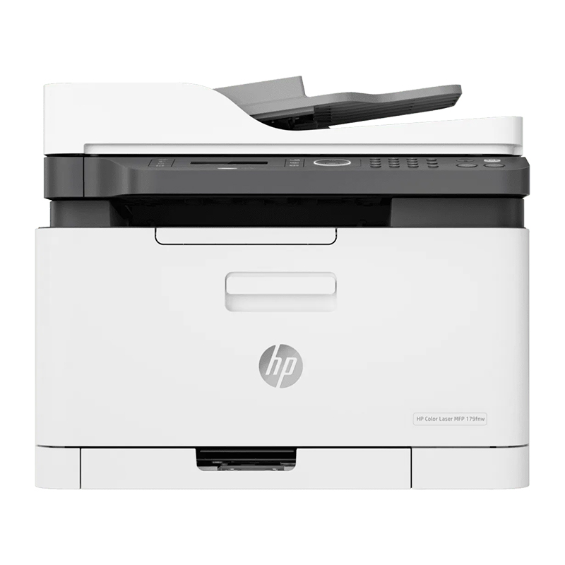 HP MFP M179fnw Color LaserJet | Print/Scan/Copy/Fax, Up to 600 x 600 dpi Print, USB, Network, Wireless &amp; WiFi Direct, Up to 4ppm Colour Print, Up to 18ppm Mono Print, 40 Sheet ADF, Up to 20,000 Pages/Month, HP 117A CYMK Toner