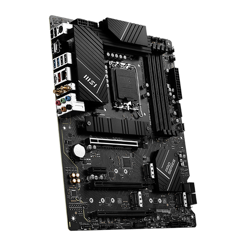 MSI PRO Z790-P WiFi DDR4 ProSeries Motherboard (Supports 12th/13th Gen Intel Processors, LGA 1700, DDR4, PCIe 5.0, M.2, 2.5Gbps LAN, USB 3.2 Gen2, Wi-Fi 6E, ATX)