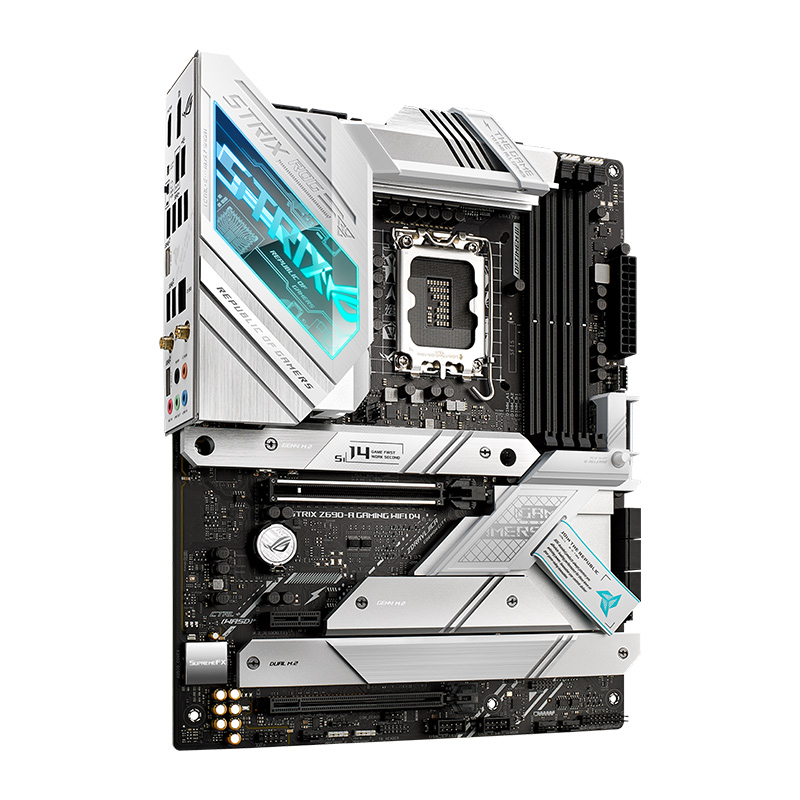 ASUS ROG Strix Z690-A Gaming WiFi D4 LGA1700 (Intel® 12th Gen) ATX Gaming Motherboard (PCIe 5.0,DDR4,16+1 Power Stages,WiFi 6,2.5 Gb LAN,BT v5.2,Thunderbolt 4,4xM.2 and Front USB 3.2 Gen 2x2 Type-C)