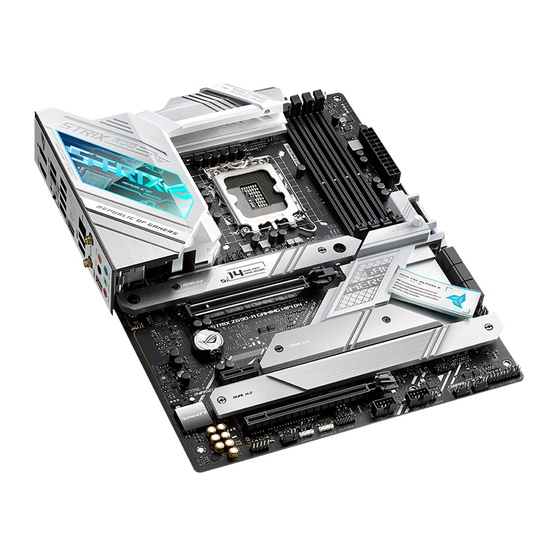 ASUS ROG Strix Z690-A Gaming WiFi D4 LGA1700 (Intel® 12th Gen) ATX Gaming Motherboard (PCIe 5.0,DDR4,16+1 Power Stages,WiFi 6,2.5 Gb LAN,BT v5.2,Thunderbolt 4,4xM.2 and Front USB 3.2 Gen 2x2 Type-C)