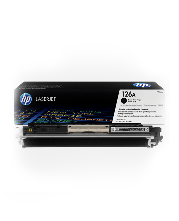 HP 126A CE310A Black Original LaserJet Toner Cartridge