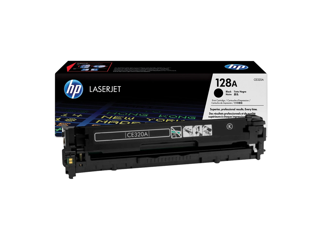 HP 128A CE320A Black Original LaserJet Toner