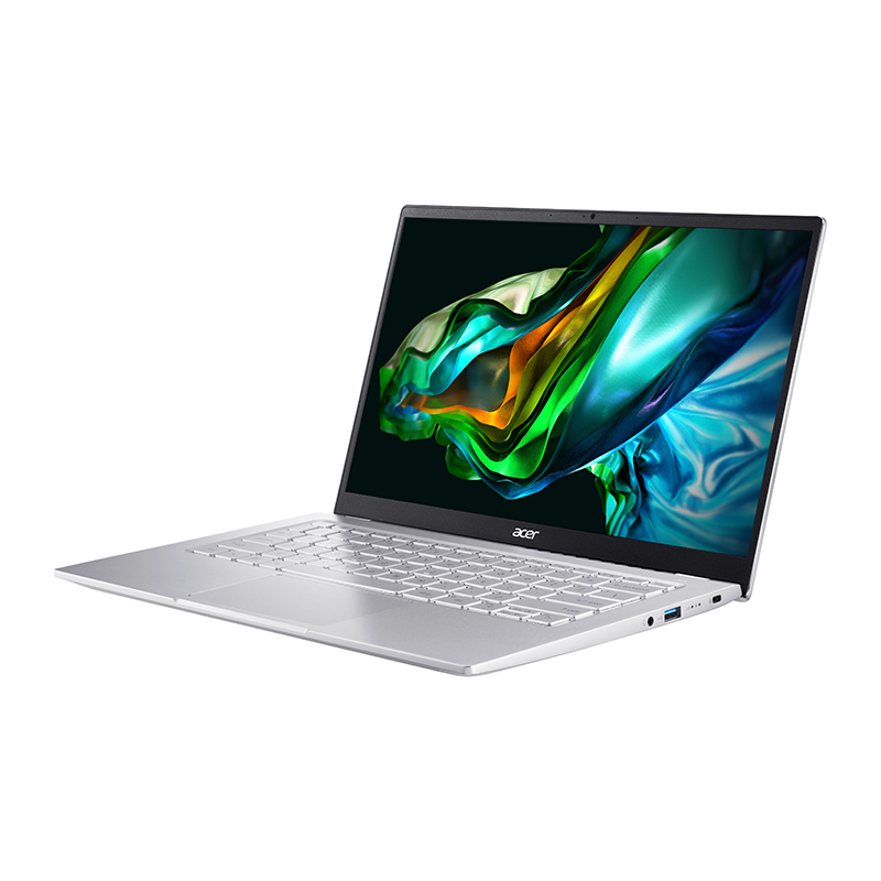 Acer Swift Go SFG14-41-R5VF Laptop | AMD Ryzen™ 5 7530U Processor, 8GB LPDDR4X 3200MHz RAM, 512GB PCIe® NVMe™ SSD, 14&quot; FHD (1920x1080) IPS, AMD Radeon Graphics, Windows 11 Home SL, Pure Silver