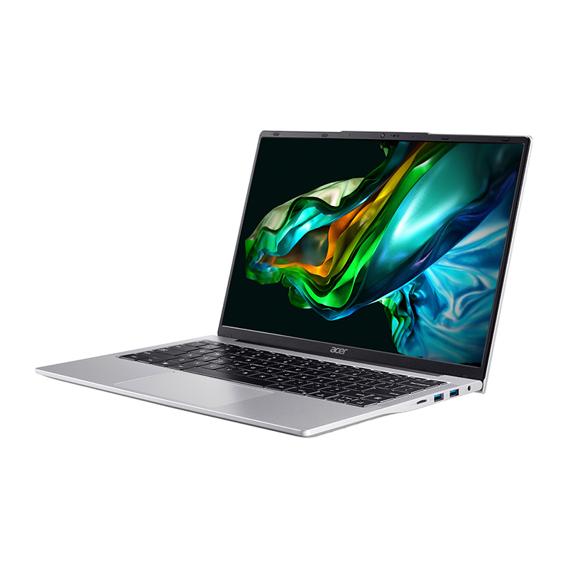 Acer Aspire Lite AL14-31P-C26D Laptop | Intel N100 Processor, 8GB DDR5 RAM, 512GB PCIe NVMe SSD, 14&quot; WUXGA IPS SlimBezel, Intel UHD Graphics, Windows 11 Home, Silver