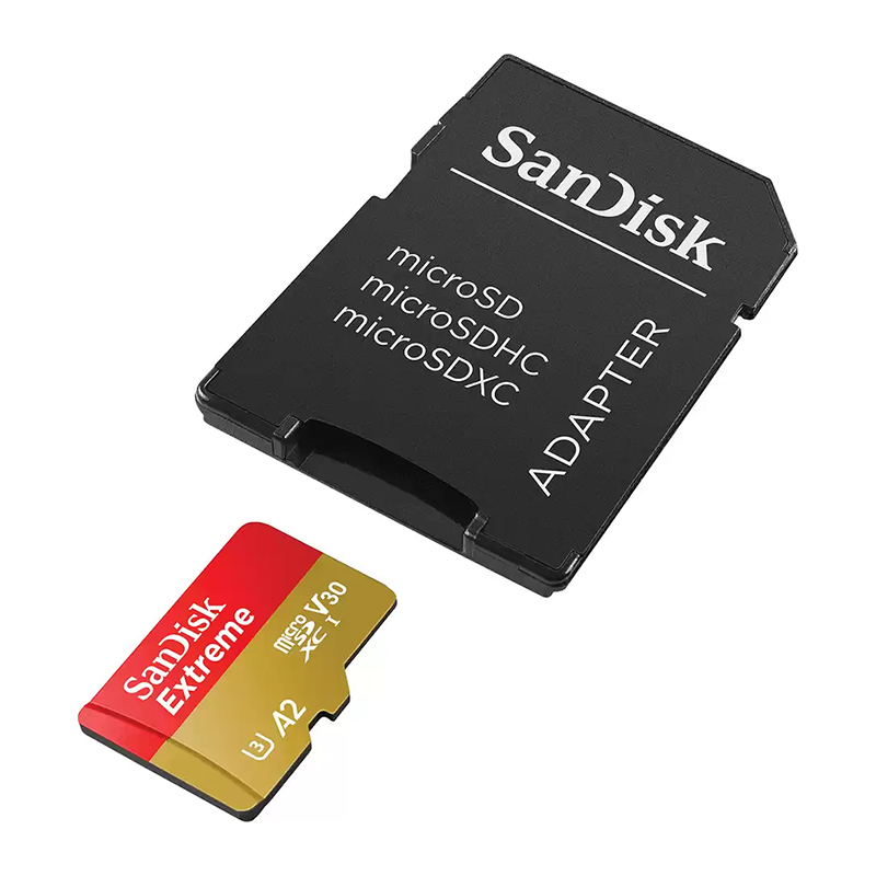 SanDisk Extreme microSDXC UHS-1 Card with adapter 128GB (SDSQXAA-128G-GN6MN)