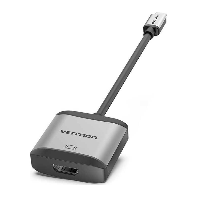 Vention® USB-C to HDMI Converter 0.15M Gray Aluminum Alloy Type (TDAHB)