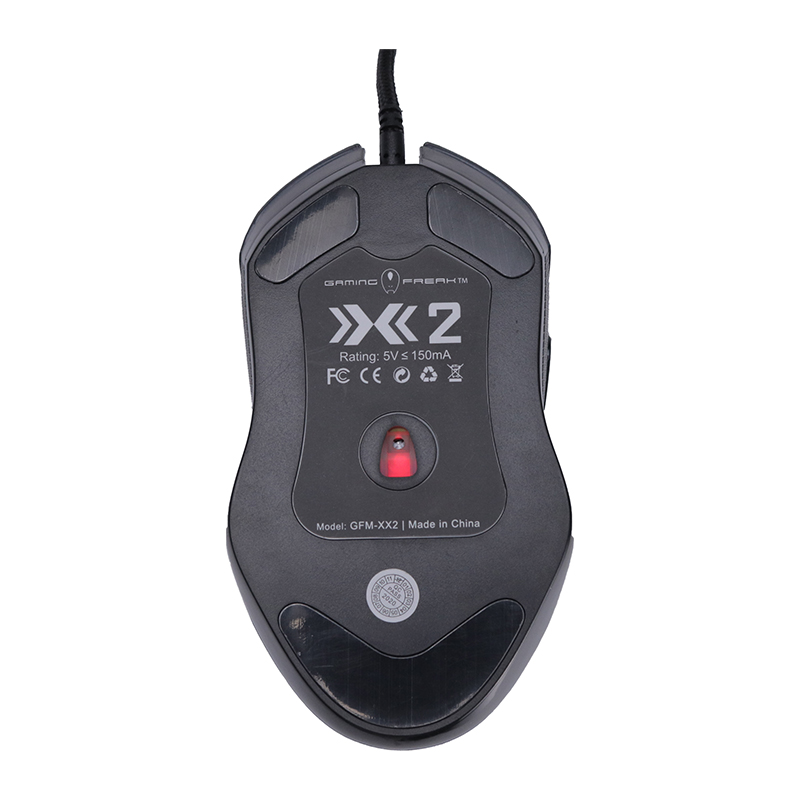 AVF Gaming Freak XX2 6D RGB Gaming Wired Mouse - Black