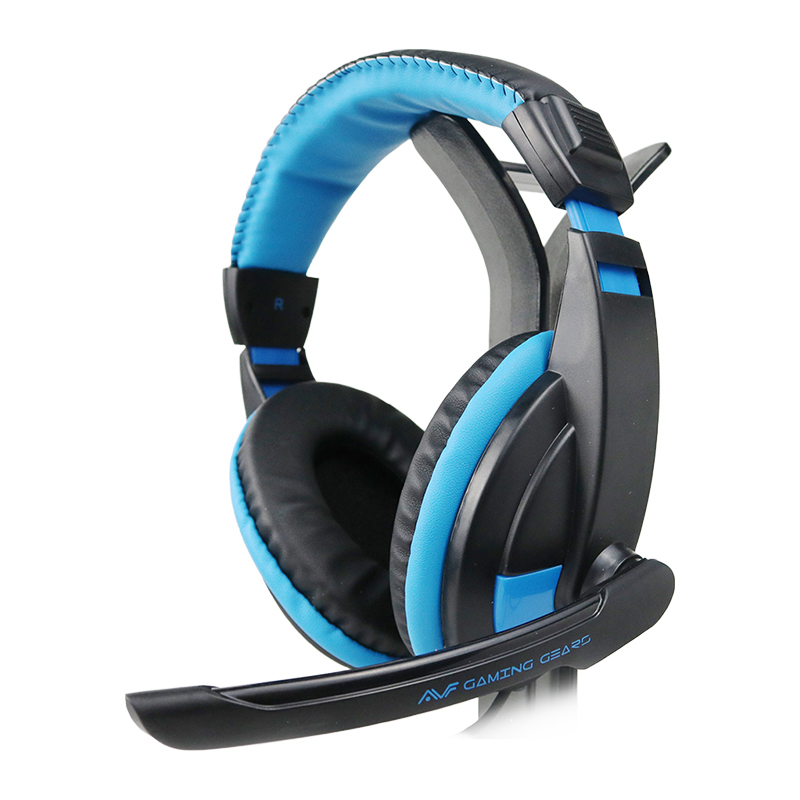 AVF Gaming Surf 5 Wired Gaming Headset - Black/Blue (HM-SURF5-BL)