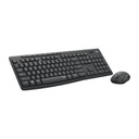 Logitech MK295 Silent Wireless Keyboard Mouse Combo - Graphite (920-009814)