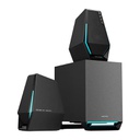 Edifier HECATE G1500 MAX 2.1 Computer Speakers System with Subwoofer - 60W, Line Out, RGB Light, Bluetooth 5.3, USB, Type-C, 3.5mm AUX Input, Black