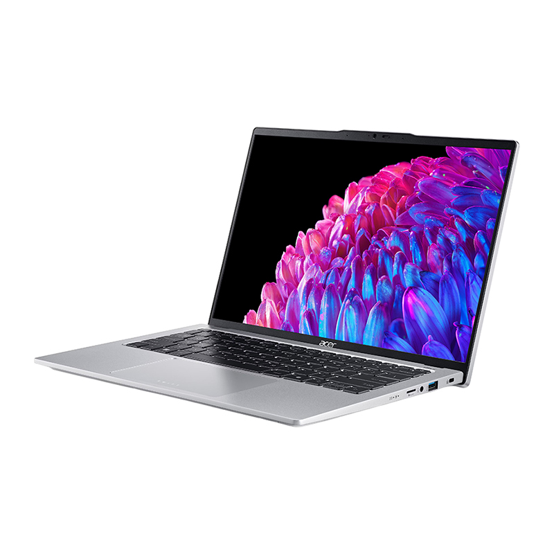 Acer Swift GO 14 SFG14-73-7331 AI PC Laptop | Intel® Core™ Ultra 7 155H Processor, 16GB LPDDR5X RAM, 1TB PCIe NVMe SSD, 14&quot; CineCrystal™ OLED WQXGA+ (2880 x 1800) 90Hz, Intel® Arc™ Graphics, Windows 11 Home, Pure Silver