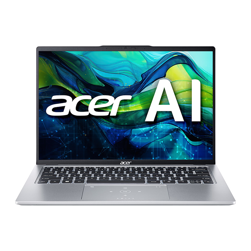 Acer Swift GO 14 SFG14-73T-78HT AI PC Laptop | Intel® Core™ Ultra 7 155H Processor, 16GB LPDDR5X RAM, 1TB PCIe NVMe SSD, 14&quot; WUXGA (1920 x 1200) 60Hz IPS Touch Display, Intel® Arc™ Graphics, Windows 11 Home, Pure Silver