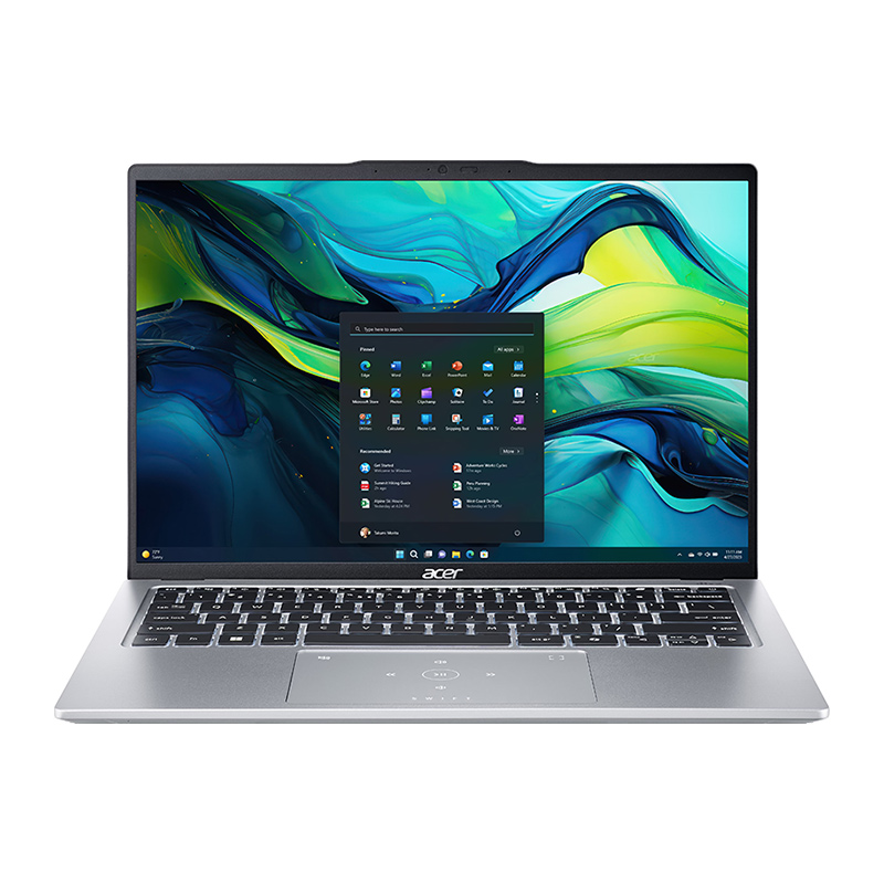 Acer Swift GO 14 SFG14-73T-78HT AI PC Laptop | Intel® Core™ Ultra 7 155H Processor, 16GB LPDDR5X RAM, 1TB PCIe NVMe SSD, 14&quot; WUXGA (1920 x 1200) 60Hz IPS Touch Display, Intel® Arc™ Graphics, Windows 11 Home, Pure Silver