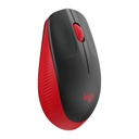 Logitech M190 Full-Size Wireless Mouse - Red (910-005915)