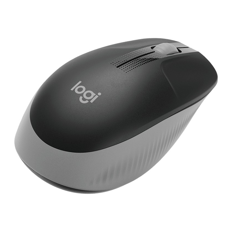 Logitech M191 Full-Size Wireless Mouse - Mid Grey (910-005927)