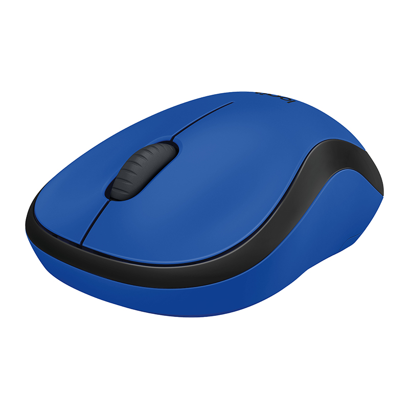 Logitech M221 Wireless Mouse with Silent Clicks - Blue (910-004883)