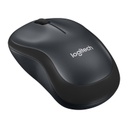 Logitech M221 Wireless Mouse with Silent Clicks - Charcoal (910-004882)