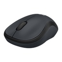 Logitech M221 Wireless Mouse with Silent Clicks - Charcoal (910-004882)