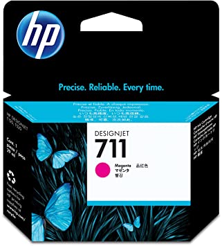 HP 711 29-ml Magenta DesignJet Ink Cartridge, CZ131A