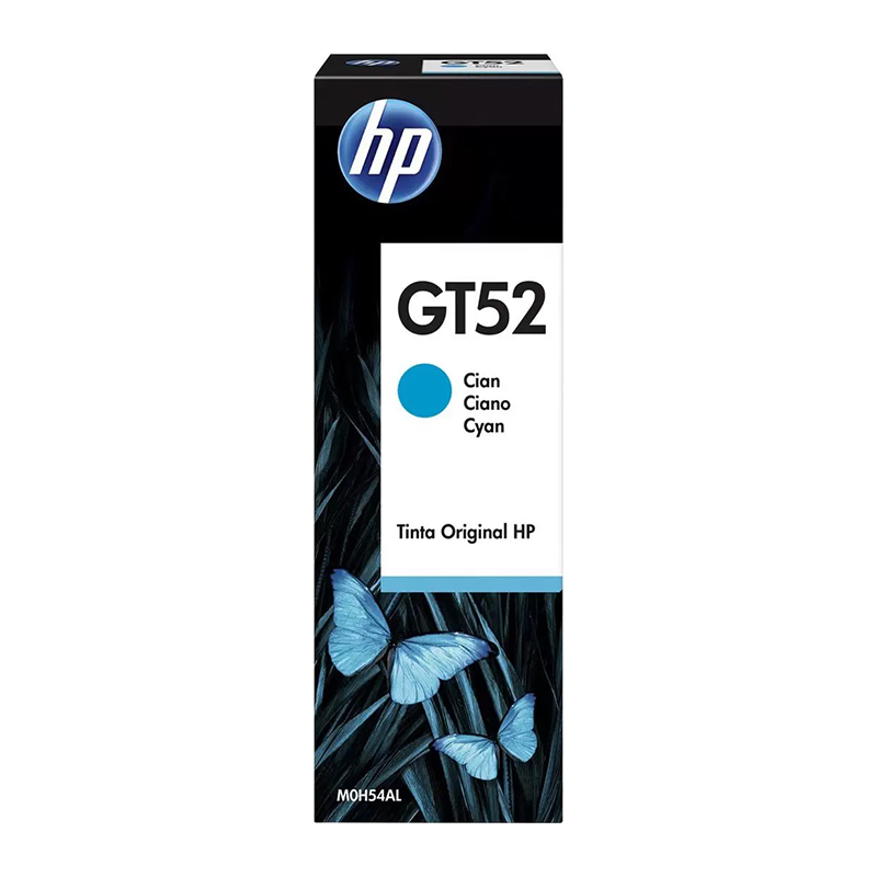 HP GT52 Cyan Original Ink Bottle (M0H54AE)