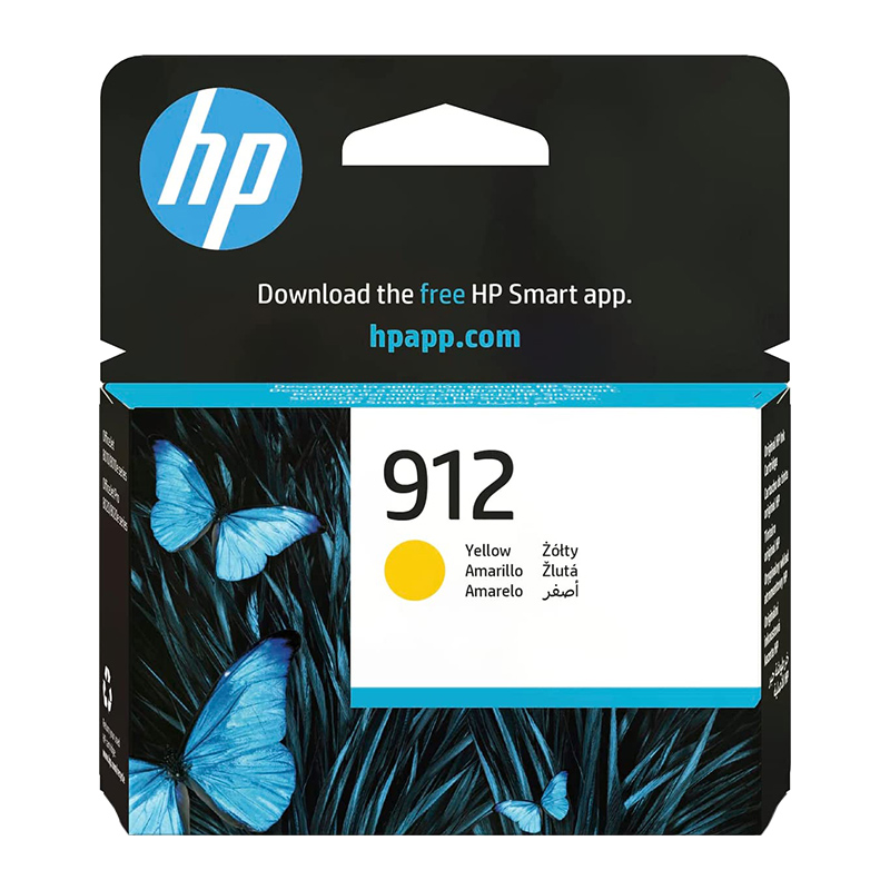 HP 912 Yellow Original Ink Cartridge (3YL79AE)