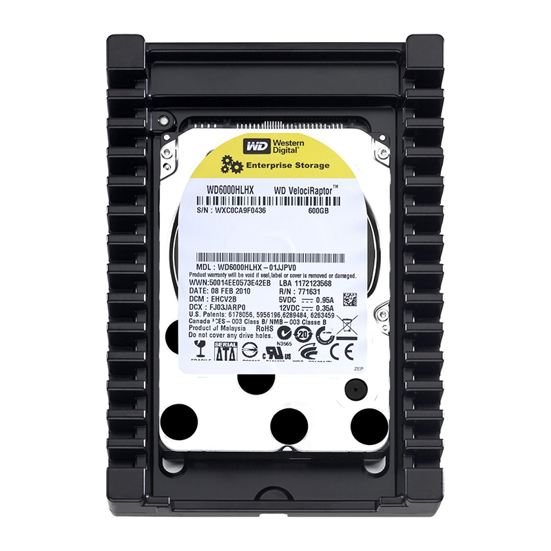 Western Digital (VELOCIRAPTOR) 600GB SATA – Form Factor : 3.5&quot;,