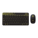 Logitech MK240 Nano Wireless Keyboard &amp; Mouse Combo - Black-Chartreuse (920-008202)