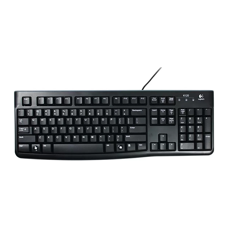 Logitech K120 USB Standard Computer Keyboard (920-002582)