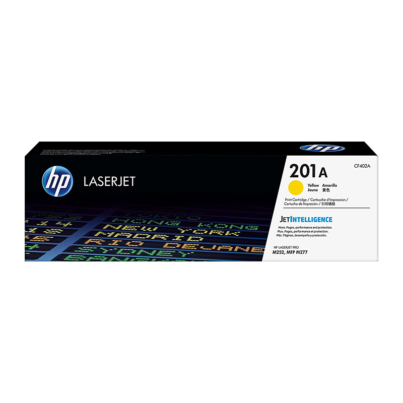 HP 201A CF402A Yellow Original LaserJet Toner Cartridge - Region 1 (Asia)