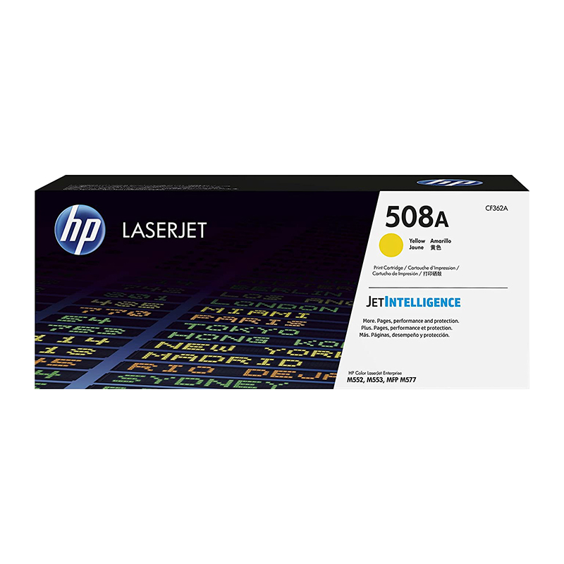 HP 508A CF362A Yellow Original LaserJet Toner Cartridge