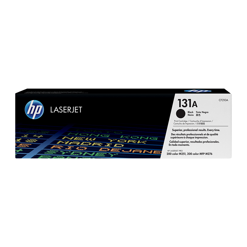 HP 131A CF210A Black Original LaserJet Toner Cartridge