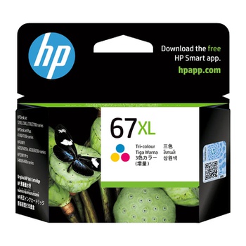 [CTG1741] HP 67XL High Yield Tri-color Original Ink Cartridge (3YM58AA)