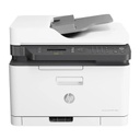 HP Color Laser MFP 179fnw | Functions: Print, Scan, Copy, Fax; Up to 600 x 600 dpi Print, USB, Network, Wireless &amp; WiFi Direct, Up to 4ppm Colour Print, Up to 18ppm Mono Print, 40 Sheet ADF, Up to 20,000 Pages/Month, HP 117A CYMK Toner