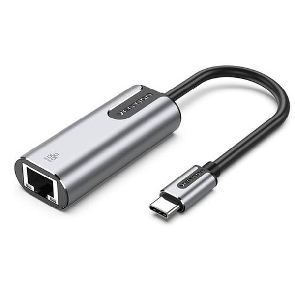 Vention® USB-C to Gigabit Ethernet Adapter 0.15M Gray Aluminum Alloy Type (CFNHB)