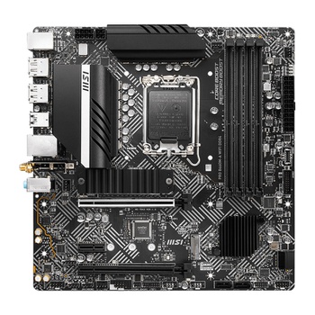 [MBD637] MSI PRO B660M-A WiFi DDR4 Motherboard (mATX, 12th Gen Intel Core, LGA 1700 Socket, DDR4, PCIe 4, 2.5G LAN, M.2 Slots, Wi-Fi 6)