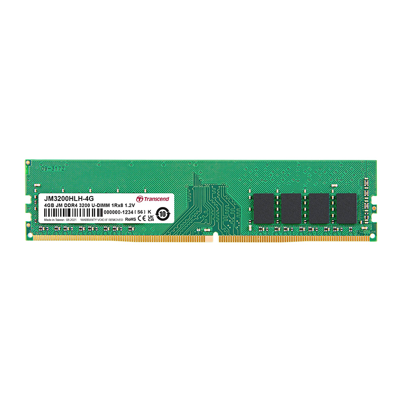 Transcend 4GB DDR4 3200MHz U-DIMM Desktop RAM (JM3200HLH-4G)