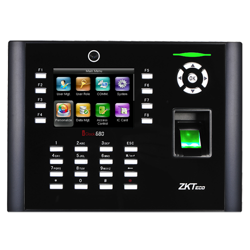 ZKTeco iClock680 Fingerprint Time &amp; Attendance and Access Control Terminal