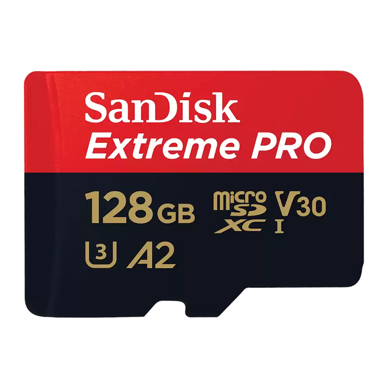 SanDisk Extreme PRO microSDXC UHS-1 with adapter 128GB (SDSQXCD-128G-GN6MA)