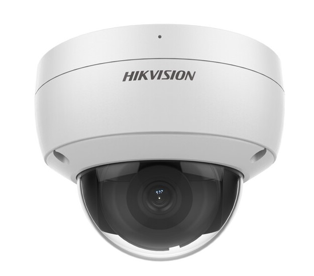 Hikvision AcuSense DS-2CD2183G2-IU 2.8mm 8MP IP PoE Vandal Dome Camera with Night Vision (White)