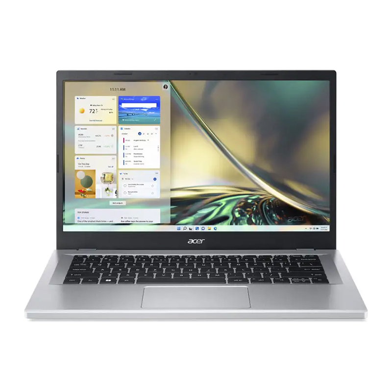 Acer Aspire 3 A314-36M-342L Laptop - Intel® Core™ i3-N305 processor, 4GB onboard LPDDR5 RAM, 256GB PCIe NVMe SSD, 14.0&quot; IPS, FHD 1920 x 1080, Intel®️ UHD Graphics, Windows 11 Home, Pure Silver