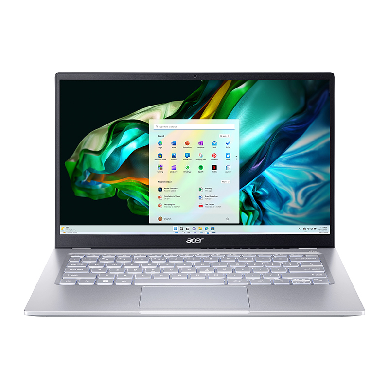 Acer Swift GO 14 SFG14-41-R3ZM Laptop | AMD® Radeon™ 7 7730U Processor, 16GB LPDDR4X 4266MHz RAM, 512GB M.2 PCIe NVMe SSD, AMD® Radeon™ Graphics, 14&quot; FHD (1920x1200) IPS, 16:10, 60Hz, Windows 11 Home, Pure Silver